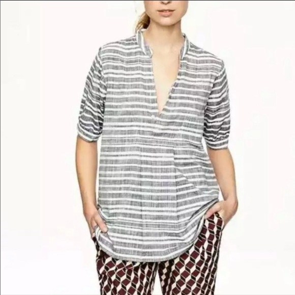 J.Crew short sleeved Cotton Hi-lo Tunic size S - Picture 2 of 5